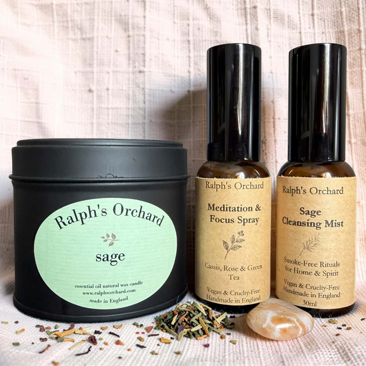 Sage Candle and Room Mist Gift Set