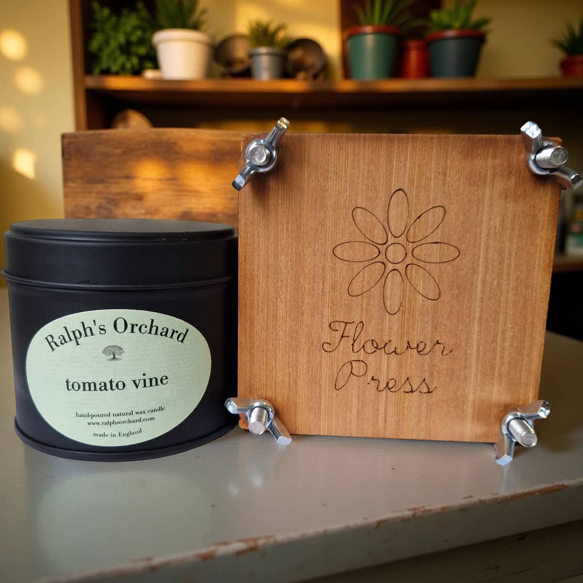 Gardeners Gift Set with Candle