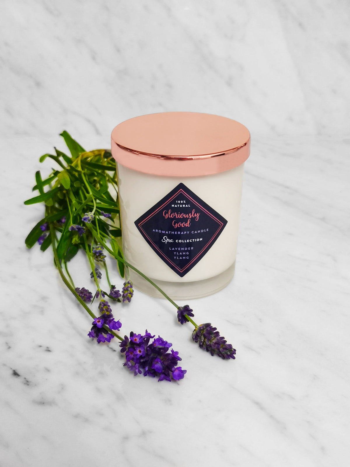 Lavender and Ylang Ylang Candle and Roll-On Gift Set