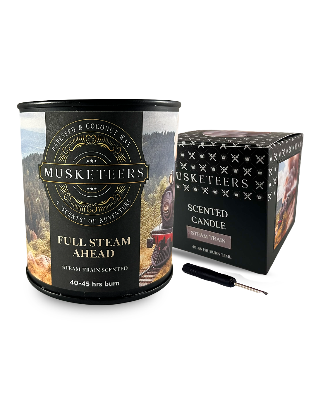 Steam Train Scented Candle, Handcrafted in the UK
