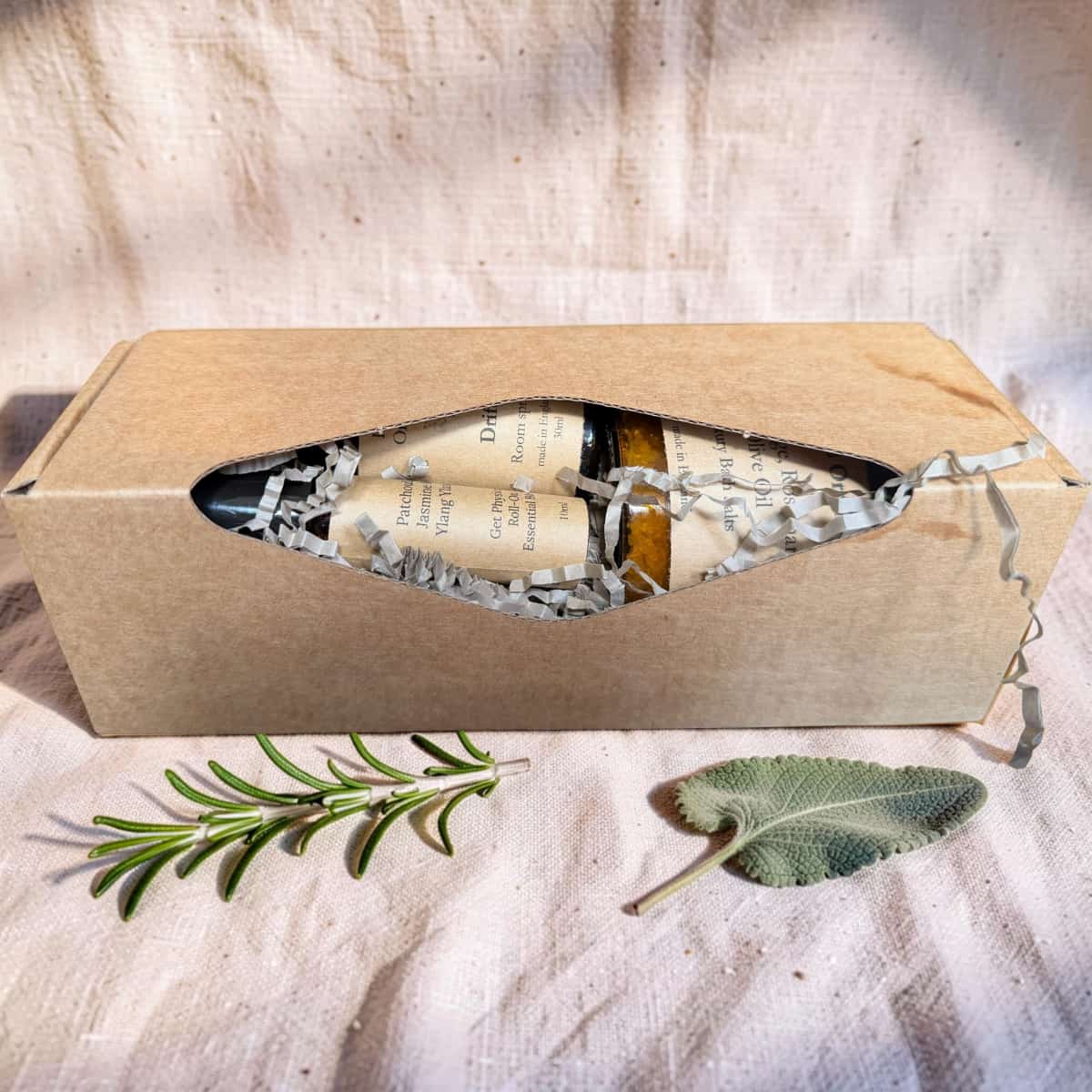 Bath Salts, Room Spray and Roll-On Gift Set