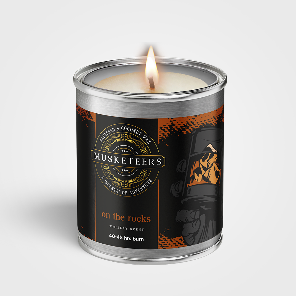 Whisky Scented Candle, Handcrafted in the UK
