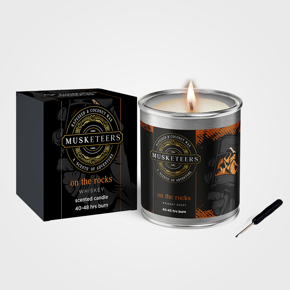 Whisky Scented Candle, Handcrafted in the UK