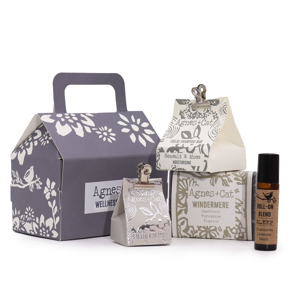 Lake Breeze Soap, Shampoo Bar, Lip Balm and Roll-On Gift Set
