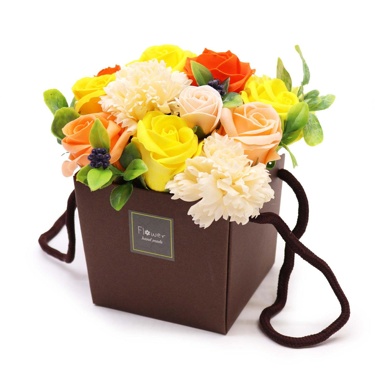 Soap Flower Bouquet in Gift Bag