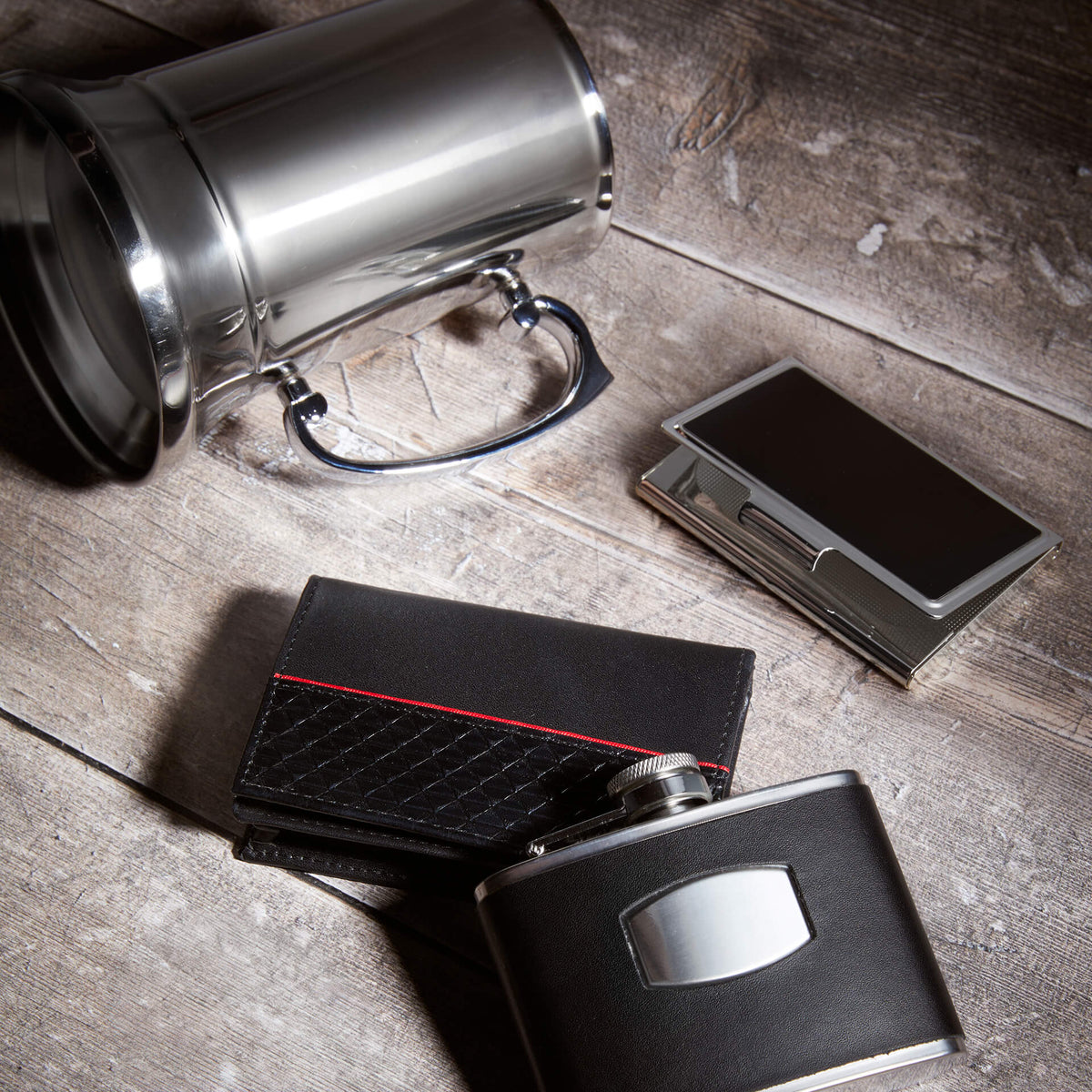 Stainless Steel Tankard with Zinc Alloy Handle